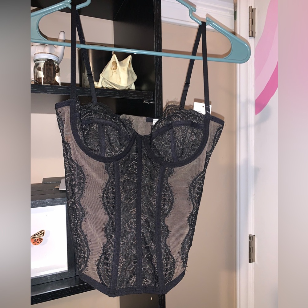 Urban Outfitters Out From Under Modern Love corset top